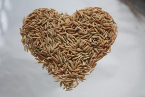 Rice bran improves heart health.